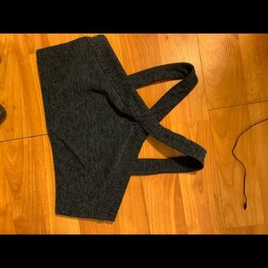 Beyond Yoga High Cut Criss Cross Bra